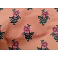 thumbnail image 4 of oneOone Cotton Poplin Fabric Leaves & Floral Block Print Fabric By Yard 42 Inch Wide, 4 of 5