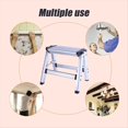 thumbnail image 3 of 1 Step Stool Folding Ladder Aluminum Alloy Herringbone Ladder Thickened Ladder Stool Portable Home Outdoor Camping Stool, 3 of 5