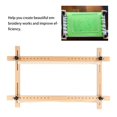 thumbnail image 3 of Fyydes Embroidery Frame,60x100cm Wooden Embroidery Frame Hoop Square Shape DIY Crossed-Stitch Craft Sewing Accessory,Sewing Supplies, 3 of 10