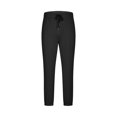 thumbnail image 4 of Pants for Men, Mens Fashion Drawstring Elastic Waist Solid Color Casual Sweat Length Pants, 4 of 6