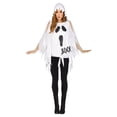 thumbnail image 2 of Women's Glitter Ghost Poncho, 2 of 4