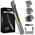 thumbnail image 1 of Body Hair Trimmer Groin Hair Trimmer for Mens Rechargeable Pubic Hair Trimmer for Men Body Shavers for Men Body Hair Groomers Back Shavers Back Hair Trimmer for Mens Bikini Trimmers by PRITECH, 1 of 6