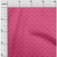 thumbnail image 1 of oneOone Silk Tabby Pink Fabric Rabbit Animal Fabric For Sewing Printed Craft Fabric By The Yard 42 Inch Wide, 1 of 4
