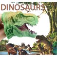 thumbnail image 1 of T-Rex Green Hand Puppets Role Play Realistic Head Dinosaur Finger Glove Toys, 1 of 8
