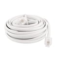 thumbnail image 1 of 10ft RJ11 6P4C Modular Telephone Phone Cables Wire White, 1 of 1