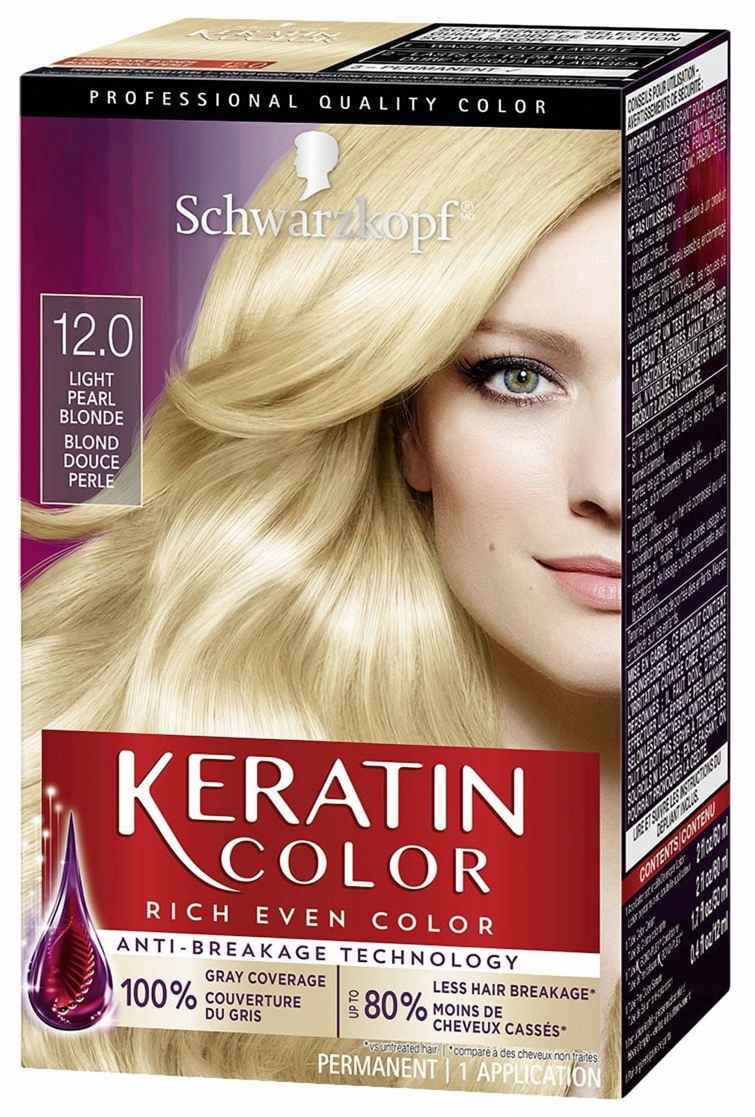 Schwarzkopf Keratin Color Crème Colorante Permanente pour Cheveux