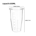thumbnail image 2 of RENACLIPY 12Pcs Blender Cups Jar Plastic Blender Cups Replacement Transparent for Cooking and Beverage Preparation, 2 of 8