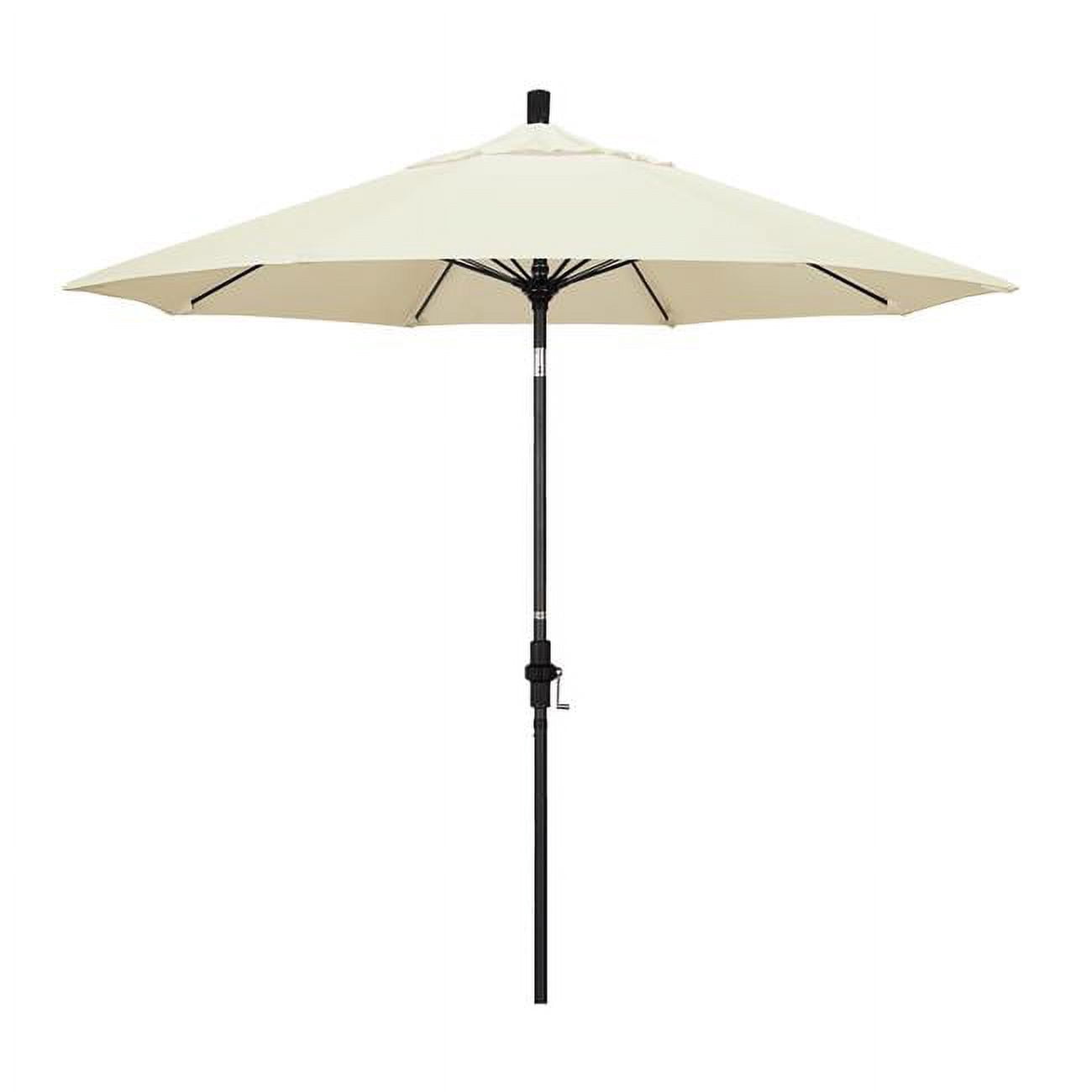California Umbrella GSCUF908117-SA53 Parasol de Marché en Fibre de Verre de 9 Pieds Inclinaison du Collier Bronze-Pacifica-Toile