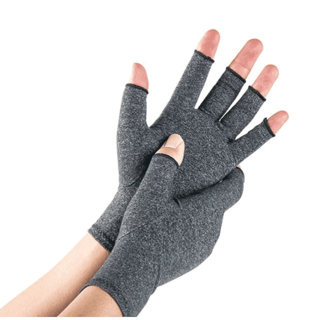 Gants de Compression Respirants Sans Doigts pour l'Arthrite