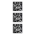 thumbnail image 1 of ZheElen 4piece Lightweight Hanging Divider Screens For Versatile Space Foldable Black Butterflies 3Set, 1 of 6