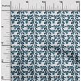 thumbnail image 2 of oneOone Georgette Viscose Teal Blue Fabric Block Craft Projects Decor Fabric Printed By The Yard 42 Inch Wide-2C, 2 of 5
