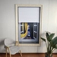 thumbnail image 1 of Curtain for Windows Polyester Fabric Panel Drapes Cordless Pleated Shades Easy Install No Drill Tools Light Filtering Blinds Versatile Usage for Living Room and Bedroom, 1 of 3