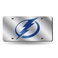 thumbnail image 1 of Tampa Bay Lightning Silver Laser License Plate, 1 of 10