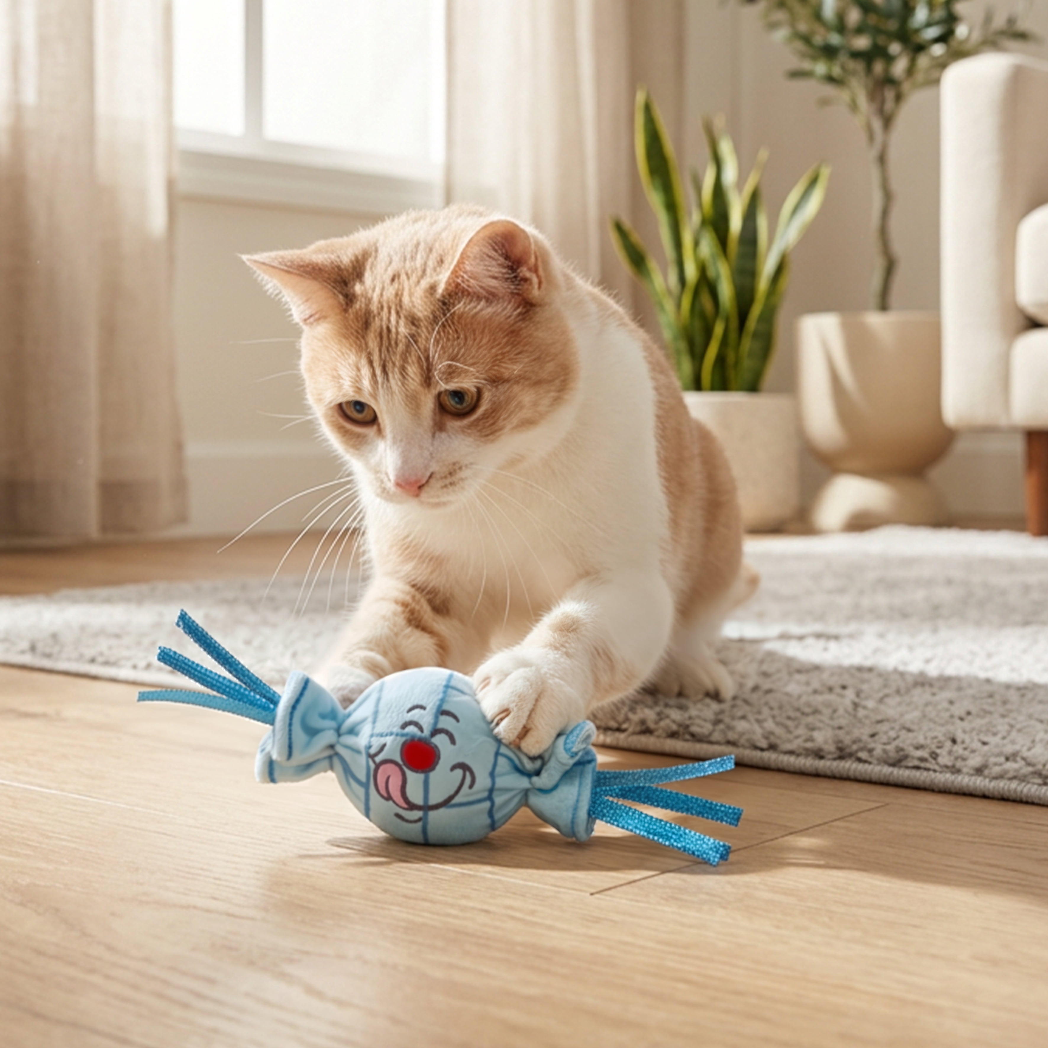 Catit Jouet pour Chat Bonbon avec Clochette, Lot de 2