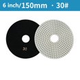 thumbnail image 1 of 6 Inch 150mm Dry/wet Diamond Polishing Pads Flexible Grinding Discs For Granite, 1 of 8