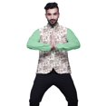 thumbnail image 2 of Atasi Veste Décontractée pour Homme à Motif Animal, Veste Nehru Imprimée pour Homme, Gilet Indien de Mariage, Blazer Mandarin - XX-Grand, 2 of 6