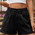 thumbnail image 2 of Womens Jeans Size 14 Spring and Summer New Womens Button Zipper Solid Fashion Casual Short Jeans Womens Jeans Size 12 Womens Jeans Size 16 Womens Jeans Size 10 Womens Jeans Size 8, 2 of 6