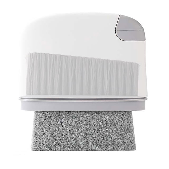 2 In 1 Cleaning Brush Upgraded For Window Tracks Sliding Doors Sills Tile Lines Vents Handheld Grout Brush For Tight Spaces Cleaning Tool
