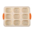 thumbnail image 1 of Non-Stick Silicone Baking 9-Cavity Oval Pan for Homemade Bread Loaves and Creation, 1 of 3