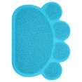 thumbnail image 4 of Cat Litter Box Mat, Anti-Slip 15.4X11.6In Cat Litter Mat With Paw Shape For Dogs For Cats For Small Pets Sky Blue,Green, 4 of 8