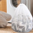 thumbnail image 2 of Durable Cotton Mesh Laundry Bag,Large Laundry Bags Mesh Laundry Bags With Drawstring Wash Bag For Delicates Garment Laundry Mesh Bag Sturdy Zipper, Breathable Mesh, Exquisite Laundry Bag, 2 of 5