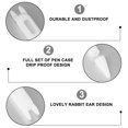 thumbnail image 4 of EeaseCA 1 Pc Pen Sleeve Drop-proof Pen Compatible for Apple Pencil II (White), 4 of 7