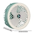 thumbnail image 3 of Camping Fans for Tent with Light,Camping Fan with Led Lantern,Rechargeable Battery Operated Tent Fan with Light and Hanging Hook for Outdoor Tent Rv Travel Fishing Hurricane Emergency Power Outage, 3 of 9