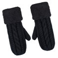 thumbnail image 1 of Warmth For Every Winter Moment: Comfortable Thick & Cozy Winter Gloves With Shu Cable Knit Design, 1 of 6