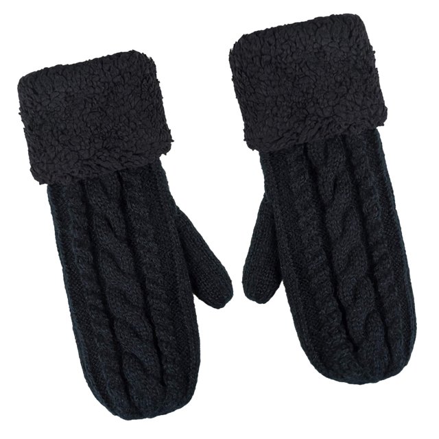 Warmth For Every Winter Moment: Comfortable Thick & Cozy Winter Gloves With Shu Cable Knit Design