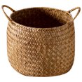 thumbnail image 3 of Woven Storage Box Japanese Style Woven Sundries Basket Cosmetics Organizer Box Woven Flower Basket, 3 of 3