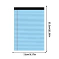 thumbnail image 3 of A3 Tear-Off Notepad Memo Planner - Large Format Horizontal Line Writing Pad, Smooth Paper 50 Pages - Desktop Note Paper, 3 of 8