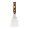 thumbnail image 2 of Stainless Steel Putty Shovel Set with Wood Color Handles for Drywall Repair 3inch, 2 of 8