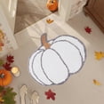 thumbnail image 4 of HCBY Cute Pumpkin Bath Mat For Living Room, Bedroom Small Fluffy Washable Rug Non Slip Bath Mats Thanksgiving Fall Door Mat, 4 of 6