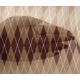 thumbnail image 4 of oneOone Viscose Chiffon Tan Fabric Argyle Check Sewing Craft Projects Fabric Prints By Yard 42 Inch Wide, 4 of 4