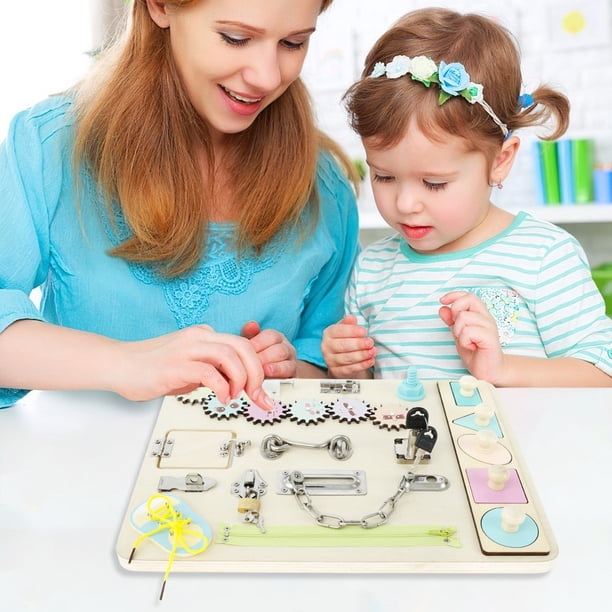 Planche À Vis En Bois Montessori - Bus Montessori Jouet - Puzzle - Bricolage