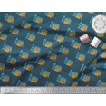 thumbnail image 3 of Soimoi Velvet Fabric House Architectural Fabric Prints By Yard 58 Inch Wide, 3 of 5