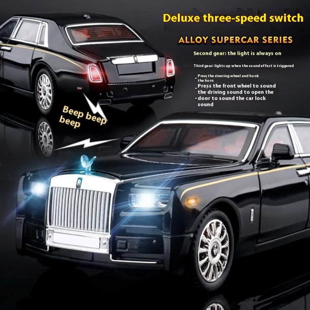 1:18 Rolls Royce Phantom Large Luxury Limousine Diecast Model Car