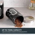 thumbnail image 4 of 3PC Kitchen Canister Set -with Secure Lids&Viewing Window Suitable for Sugar, Tea, Coffee, Etc -Multi Food Storage Jars, 4 of 5