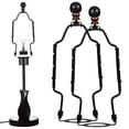thumbnail image 1 of Support d'Abat-jour en Fer Noir pour Bricolage avec Grand Portée Applicable et Installation Facile, 1 of 8