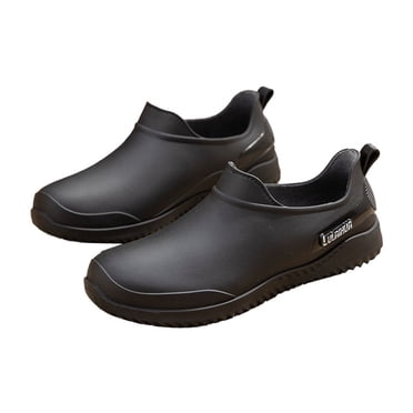 AUDeals Chaussures de Chef Imperméables Antidérapantes pour Femmes, Légères, à Enfiler, Chaussures de Cuisine, Chaussures de Jardin et de Travail (A, 7.5)