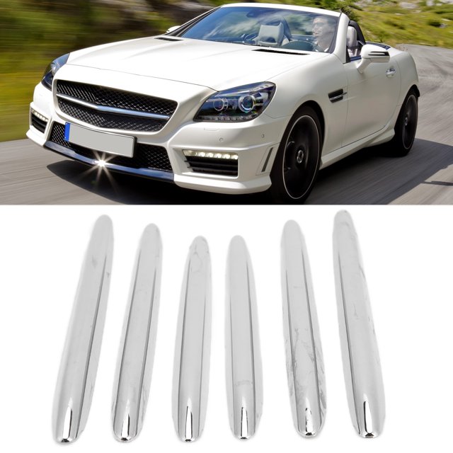 Fydun 6Pcs Car Engine Hood Vent Grille Cover Trim Car Accessories For R172 SLK 2011-2019
