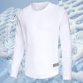thumbnail image 1 of AherBiu Mens Long Sleeve Tops Crewneck Sun Protection Quick Drying Athletic Outdoor Breathable T Shirts, 1 of 4