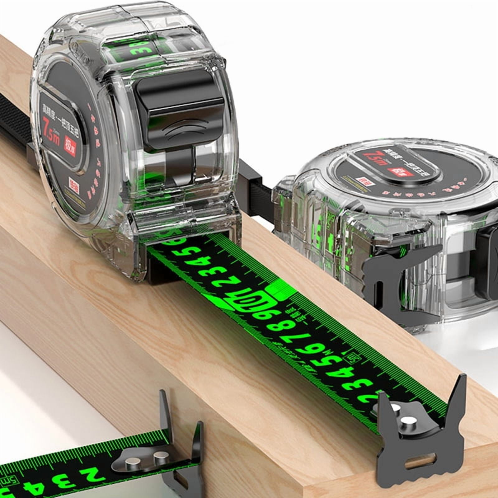 Transparent Metric Tape Measure 5/7/10 Meters Precision And Durable Measuring Ruler Measuring Stainless Steel Tape Measure