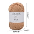 thumbnail image 3 of Birdeem 4 Strands of Combed Milk Cotton Thread Diy Doll Cotton Crochet Thread Wool Ball, 3 of 4