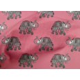 thumbnail image 4 of oneOone Cotton Poplin Fabric Elephant Block Print Fabric BTY 42 Inch Wide, 4 of 4