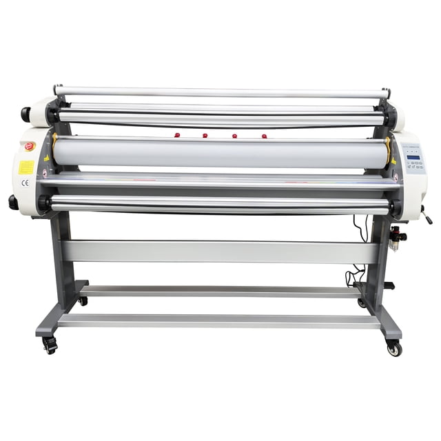 63In Full-Auto Low Temperature Laminating Machine Pneumatic Cold Laminator with Semi-Auto Remove Film System 110V