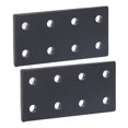 thumbnail image 3 of 8 Hole Joining Plate, Rust Proof Rectangle 2Pcs 8 Hole Joint Board Black  for Dressers, 3 of 7