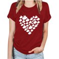 thumbnail image 1 of RKSTN Hauts pour Femmes 2024 Été Décontracté Ample Grande Taille Imprimé Graphique Lapin de Pâques Blouse Mode Col Rond Manches Courtes T-shirt, 1 of 4