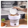 thumbnail image 2 of New Foldable Mini Turbo Dishwasher Multifunctional Fruit Vegetable Food Cleaner for Small Kitchens, 2 of 5