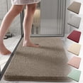thumbnail image 1 of Boovnll Bathroom Rugs, 16x24" Absorbent Soft Solid Color Thicken Plush Bath Mat, Non-Slip Backing Quickly Drying for Bathroom, Kitchen, Floor, Pool, Toilet Mat, Bath Mats for Bathroom, 1 of 6